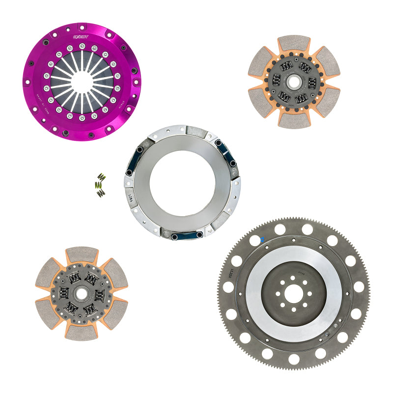 Exedy 11-16 Ford Mustang GT 5.0L Hyper Twin Cerametallic Clutch Sprung Center Disc Push Type Cover-thumbmail-6
