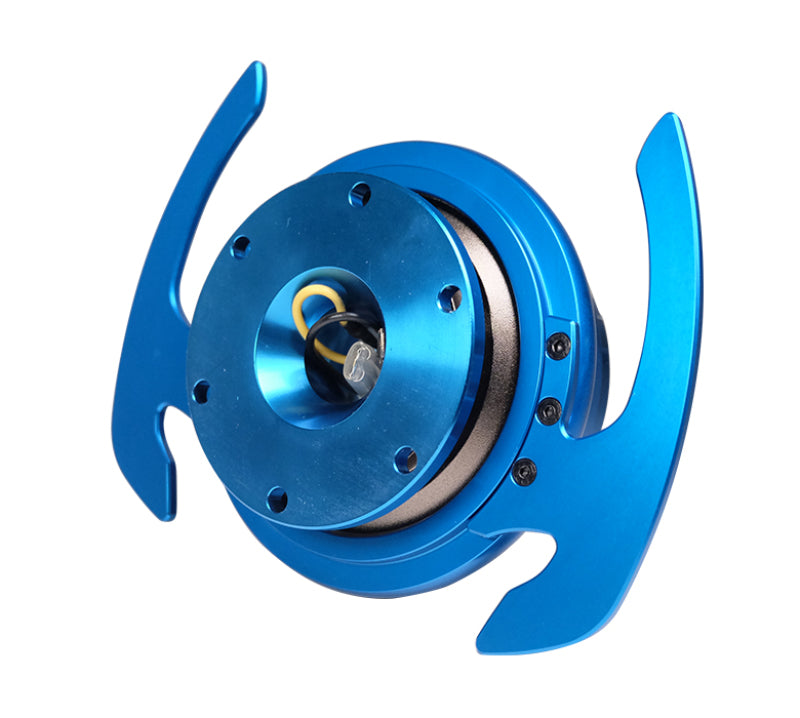 NRG Quick Release Kit Gen 4.0 - Blue Body / Blue Ring w/ Handles-thumbmail-4