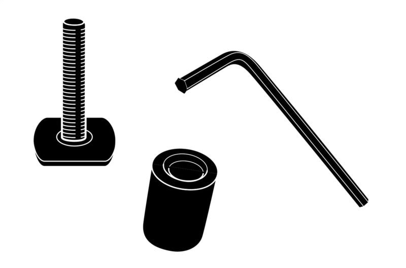 Thule Adapter Kit - T-Track Accessory Kit for All Thule Aluminum Bars - Black-thumbmail-3