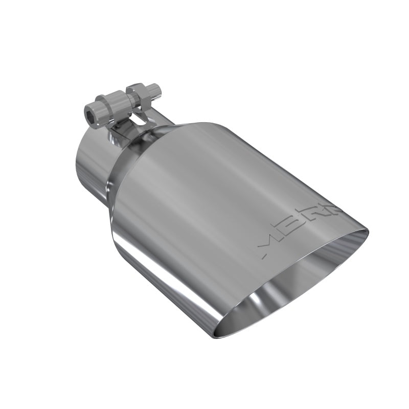 MBRP Universal Tip 4in O.D. Dual Wall Angled 2.5in inlet 8in length T304-thumbmail-3