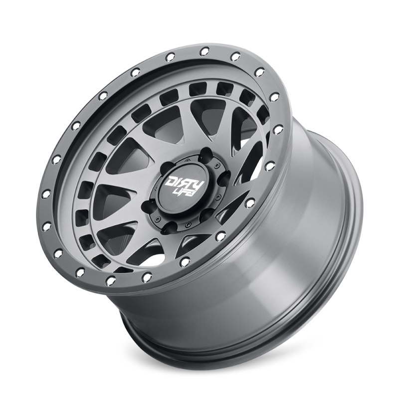 Dirty Life 9311 Enigma Pro 17x9/6x139.7 BP/-12mm Offset/106mm Hub Satin Graphite Wheel - Beadlock-thumbmail-3