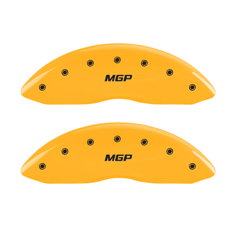 MGP Front set 2 Caliper Covers Engraved Front MGP Yellow finish black ch-thumbmail-3