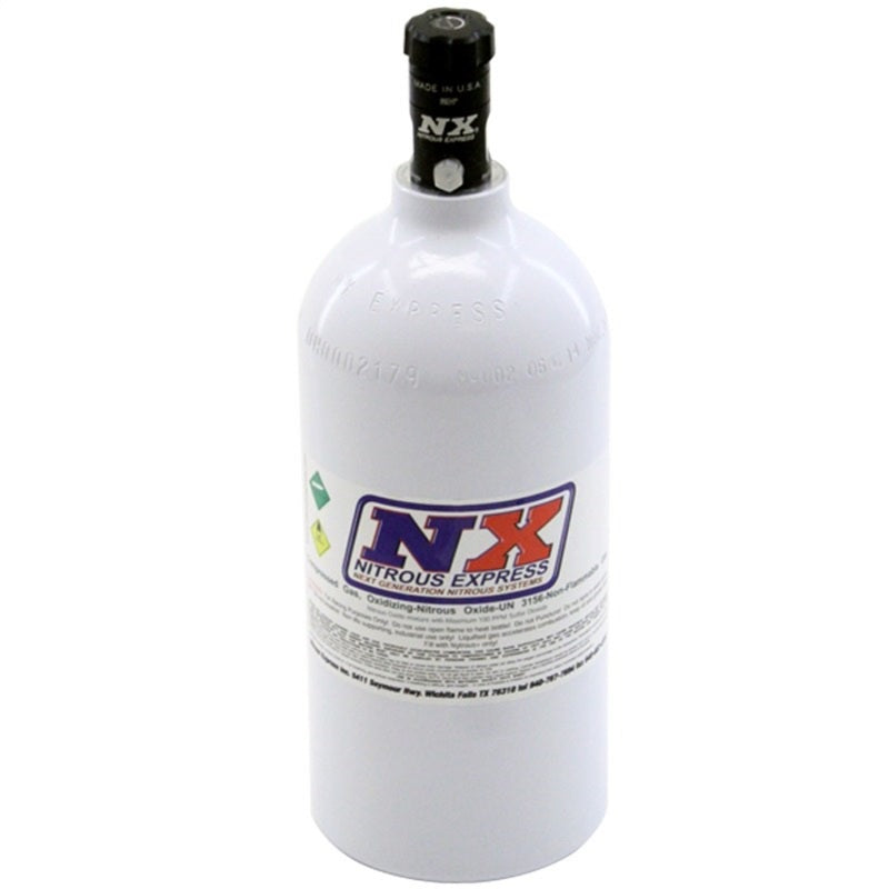 Nitrous Express 2.5lb Bottle w/Motorcycle Valve (4.38 Dia x 12.37 Tall)-thumbmail-2