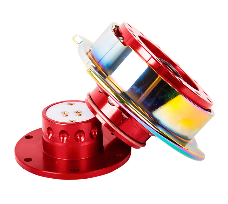 NRG Quick Release Gen 2.5 - Red Body / Neochrome Ring-thumbmail-3