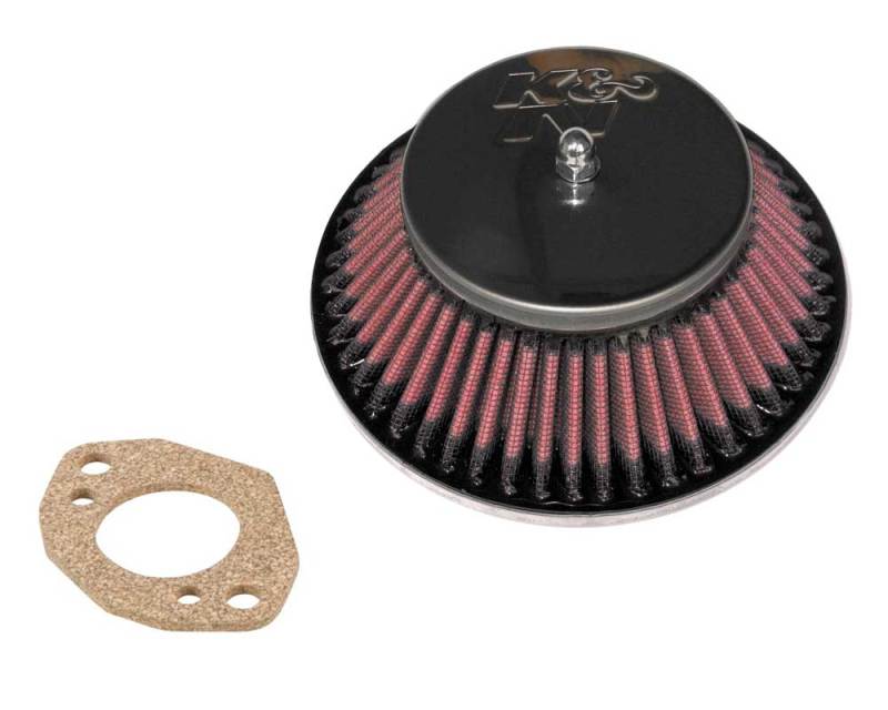 K&N Custom Racing Assembly - Round Tapered - Red 1.375in Neck Flange - 2.25in Over Height-thumbmail-2