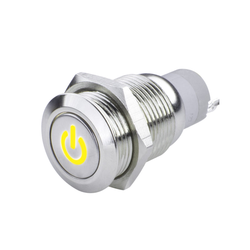 Oracle Pre-Wired Power Symbol On/Off Flush Mount LED Switch - Yellow-thumbmail-7