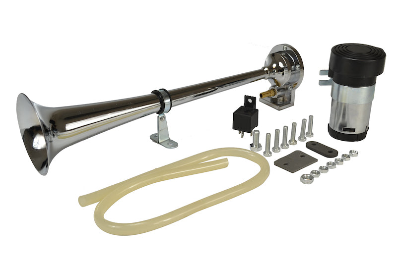 Hella Horn Kit Bl Chrome Air 1Trumpet 12V-thumbmail-6