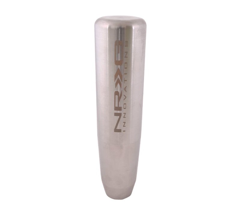 NRG Universal Short Shifter Knob - 5in. Length / Heavy Weight 1.27Lbs. - Silver-thumbmail-4