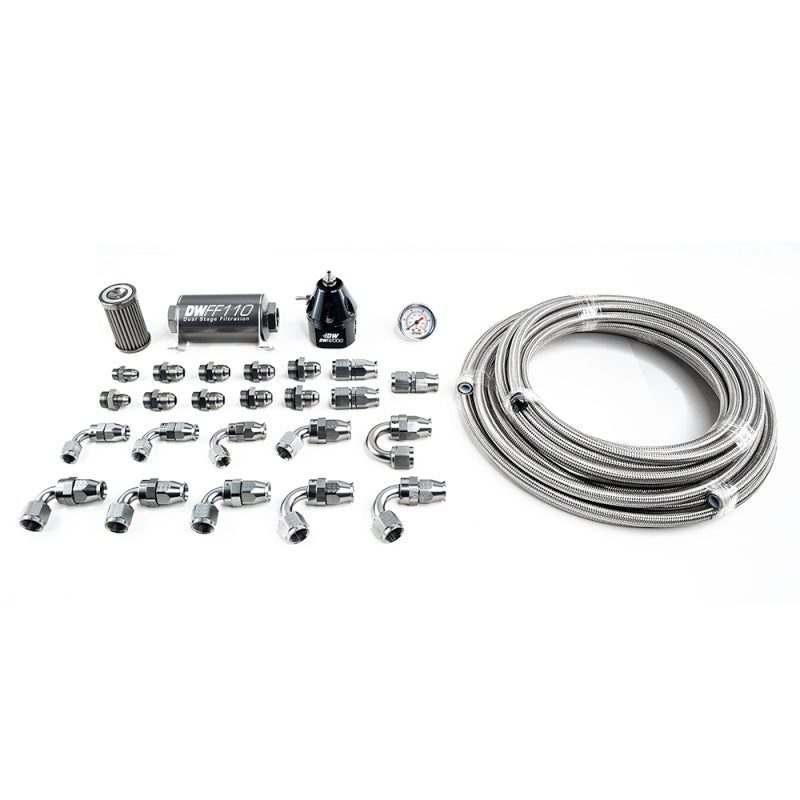 DeatschWerks 11-19 Ford Mustang X2 Series -10AN PTFE Plumbing Kit-thumbmail-2