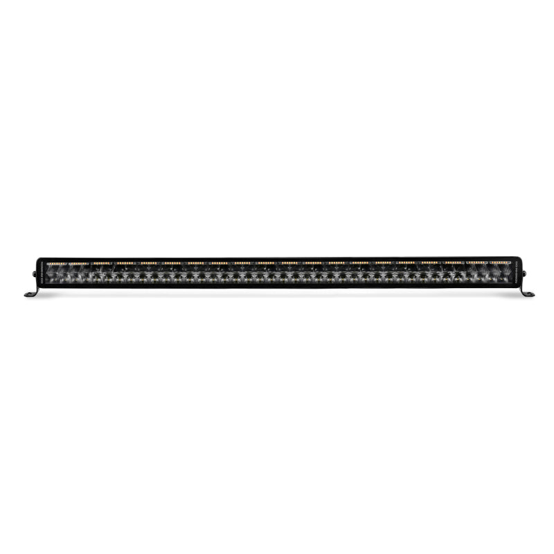 Go Rhino Xplor Blackout Combo Series Dbl Row LED Light Bar w/Amber (Side/Track Mount) 40in. - Blk-thumbmail-2