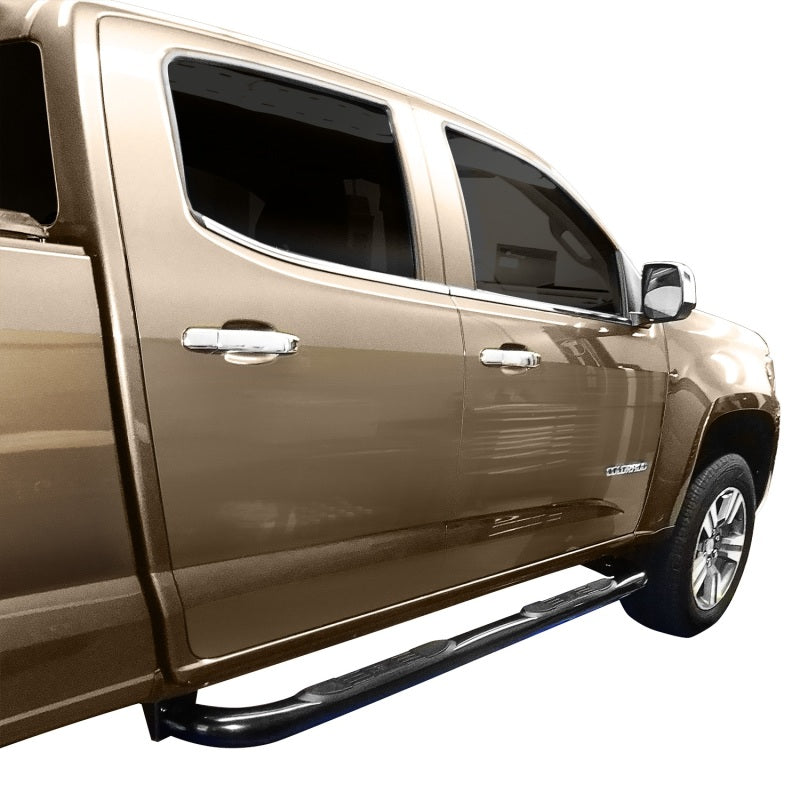 Westin 2015-2018 Chevrolet/GMC Colorado/Canyon Extended Cab E-Series 3 Nerf Step Bars - Black-thumbmail-4