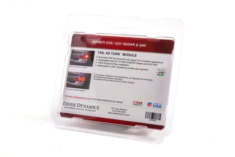 Diode Dynamics Infiniti G35/G37 Sedan/Q40 Tail as Turn Module (Pair)-thumbmail-7