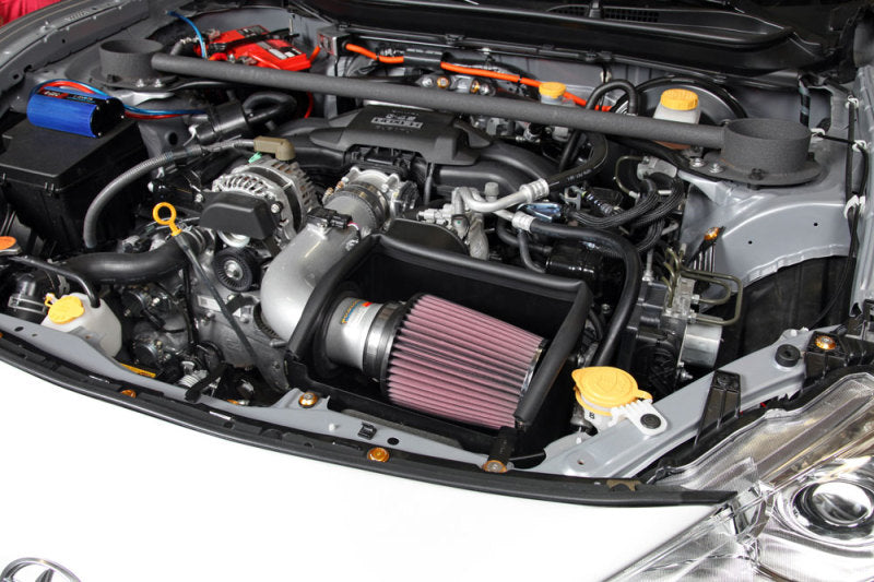K&N 13 Subaru BRZ 2.0L / 13 Scion FR-S 2.0L Silver 69 Series Typhoon Intake-thumbmail-6