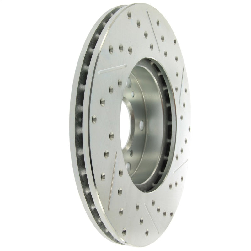 StopTech Select Sport 06-08 Honda Civic GX / 98-02 Accord V7 Slotted and Drilled Right Front Rotor-thumbmail-5