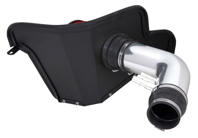 Spectre 15-16 Ford Mustang V6-3.7L F/I Air Intake Kit - Polished w/Red Filter-thumbmail-10