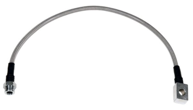 Wilwood 18.75in OAL Flexline -3 Hose to M10 by 1.00 to 12 Deg. Banjo Bubble Fl.-thumbmail-1
