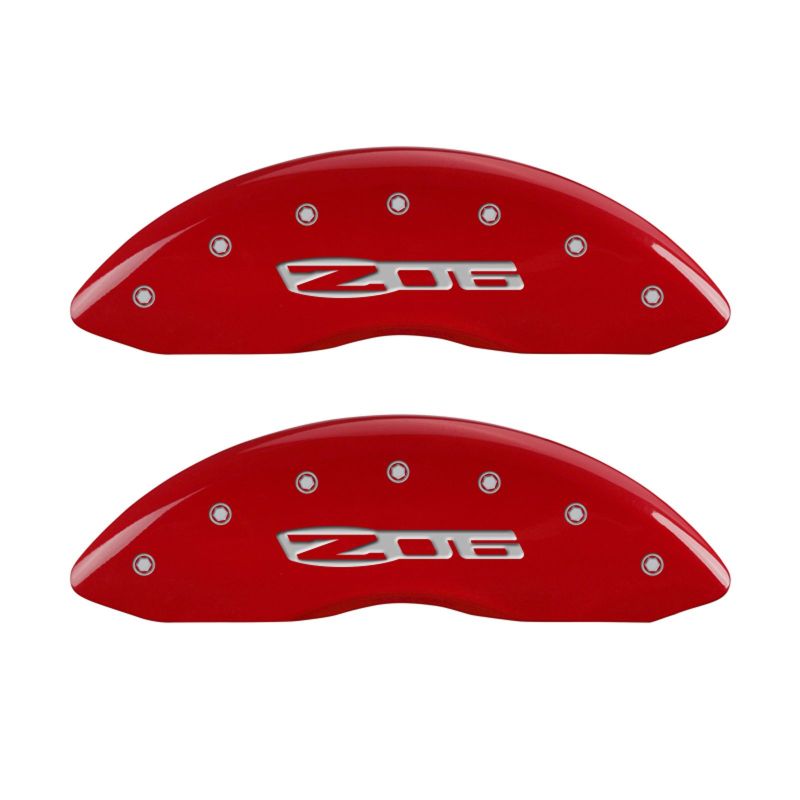 MGP 4 Caliper Covers Engraved Front C6/Corvette Engraved Rear C6/Z06 Yellow finish black ch-thumbmail-5