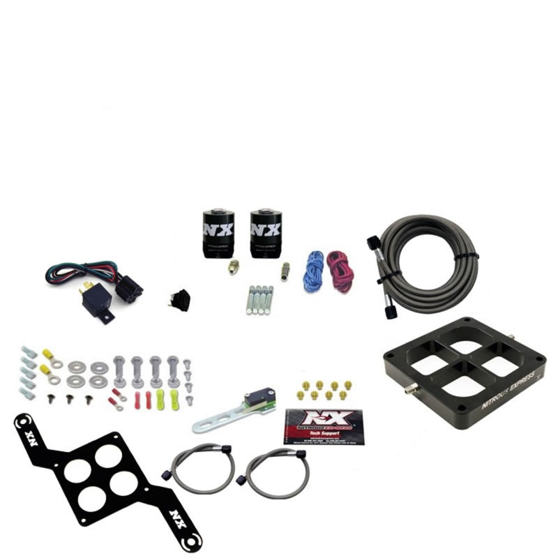 Nitrous Express Dominator Single Entry Billet Crossbar Pro-Power Nitrous Kit (100-500HP) w/o Bottle-thumbmail-2