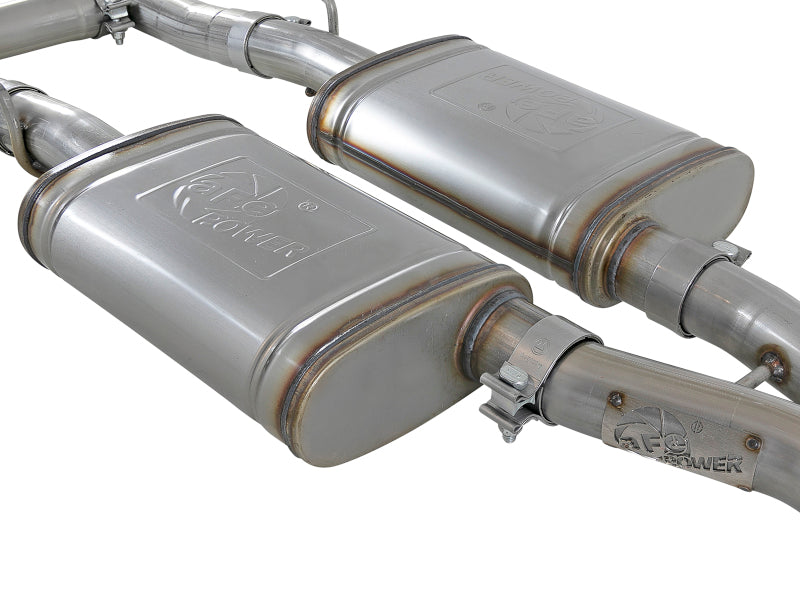 aFe MACH Force-Xp 2-1/2in 304 SS Cat-Back Exhaust 15-19 Dodge Challenger V6-3.6L - Raw Tip-thumbmail-8