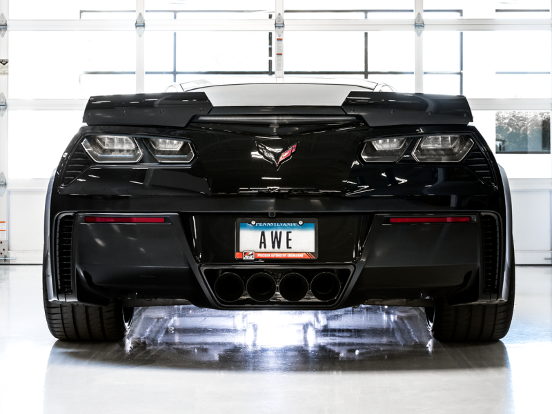 AWE Tuning 14-19 Chevy Corvette C7 Z06/ZR1 Touring Edition Axle-Back Exhaust w/Black Tips-thumbmail-13