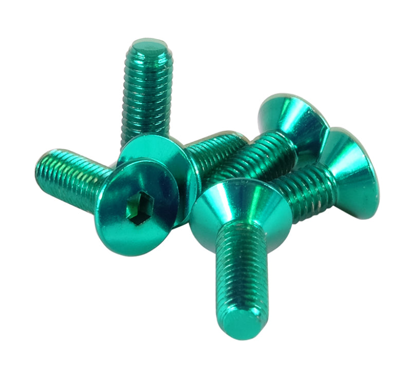 NRG Steering Wheel Screw Upgrade Kit (Conical) - Green-thumbmail-2