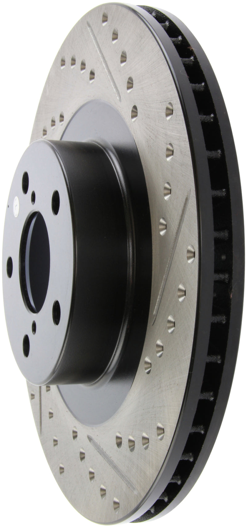 StopTech 02-10 Subaru WRX Slotted & Drilled Left Front Rotor (exc. STi)-thumbmail-19