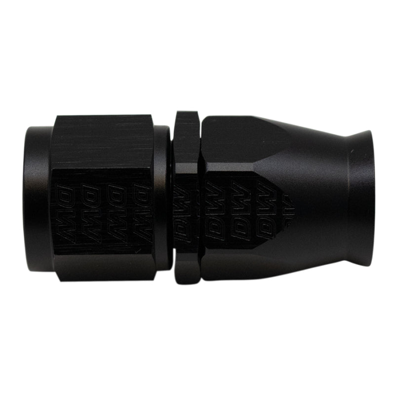 DeatschWerks 10AN Female Swivel Straight Hose End PTFE (Incl 1 Olive Insert) - Anodized Matte Black-thumbmail-2