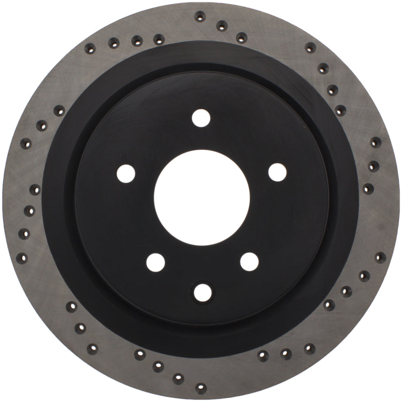 StopTech 08-09 Infiniti EX35 / 05-08 G35 / 09 G37 / 06-09 M35/M45 Drilled Right Rear Rotor-thumbmail-13