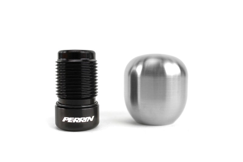 Perrin 15-22 Subaru WRX 1.85in. SS Barrel Shift Knob (w/Rattle Fix) - Brushed-thumbmail-4
