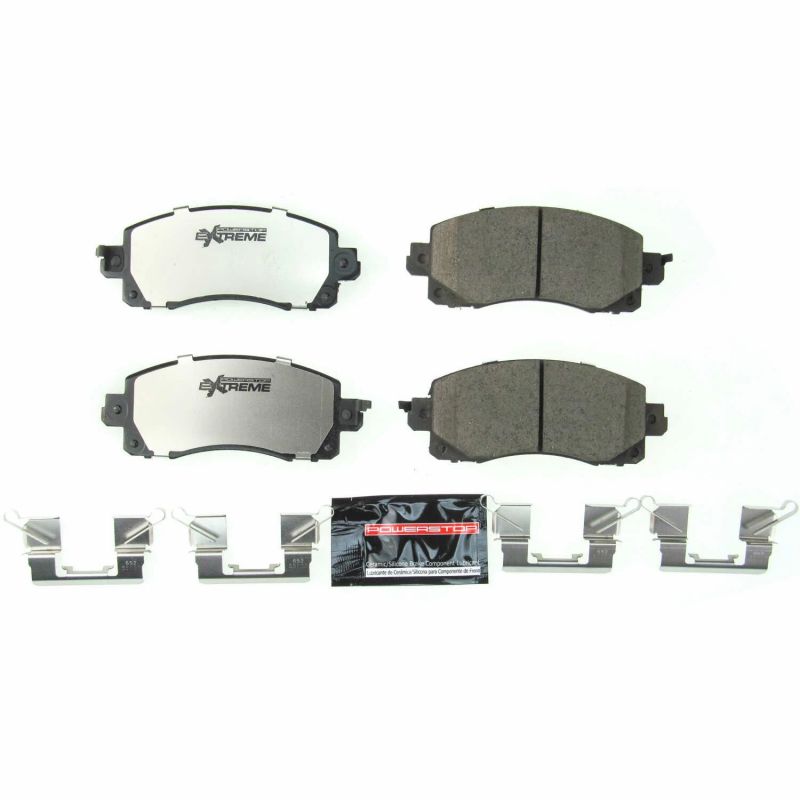 Power Stop 18-19 Subaru Crosstrek Front Z26 Extreme Street Brake Pads w/Hardware-thumbmail-1