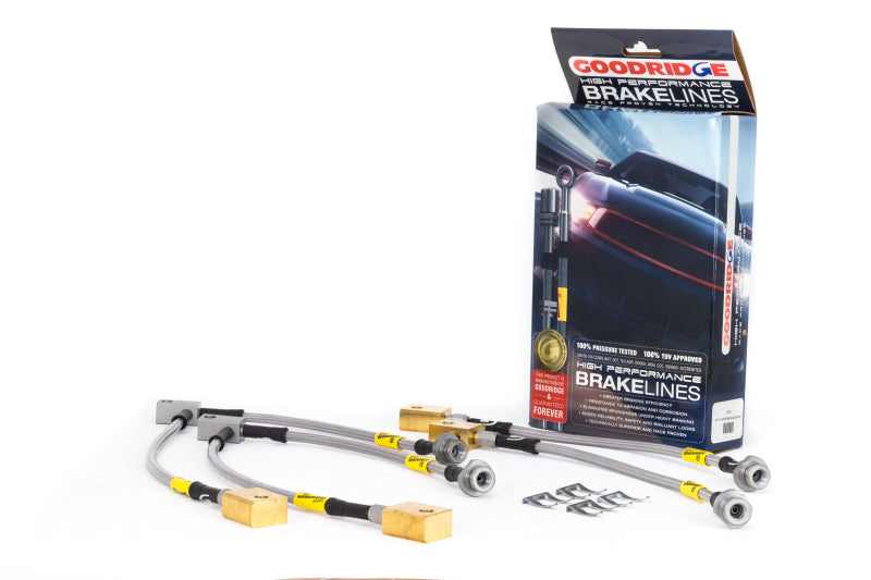 Goodridge 10-14 Nissan GT-R (Base Only) SS Brake Line Kit-thumbmail-2