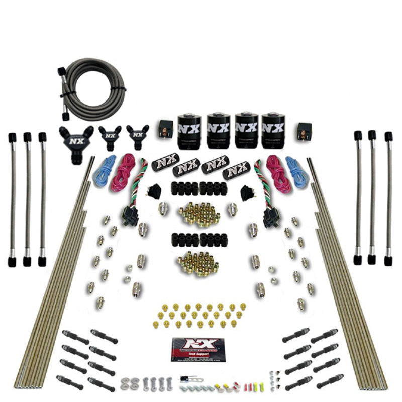 Nitrous Express 8 Cyl Dry Direct Port Dual Stage 4 Solenoids Nitrous Kit (200-600HP) w/o Bottle-thumbmail-2