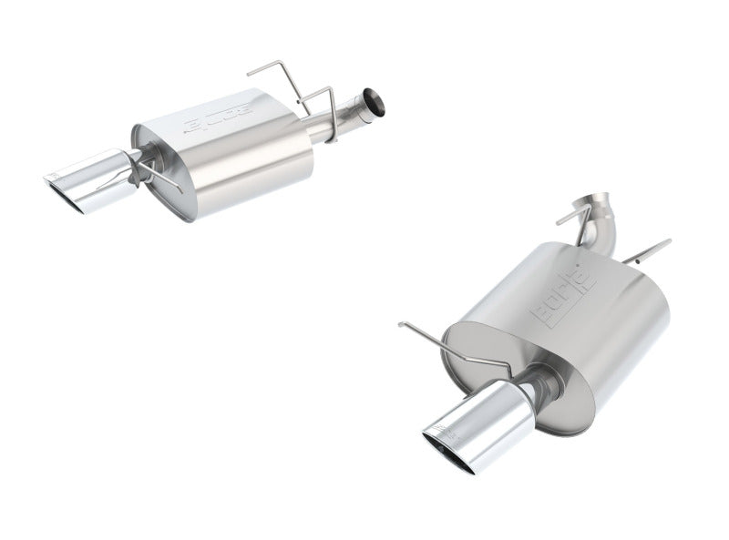 Borla 13-14 Mustang GT/Boss 302 5.0L V8 RWD Single Split Rr Exit Touring Exhaust (rear section only)-thumbmail-2
