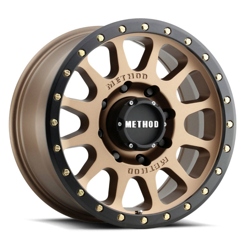 Method MR305 NV HD 18x9 +18mm Offset 8x6.5 130.81mm CB Method Bronze/Black Street Loc Wheel-thumbmail-1
