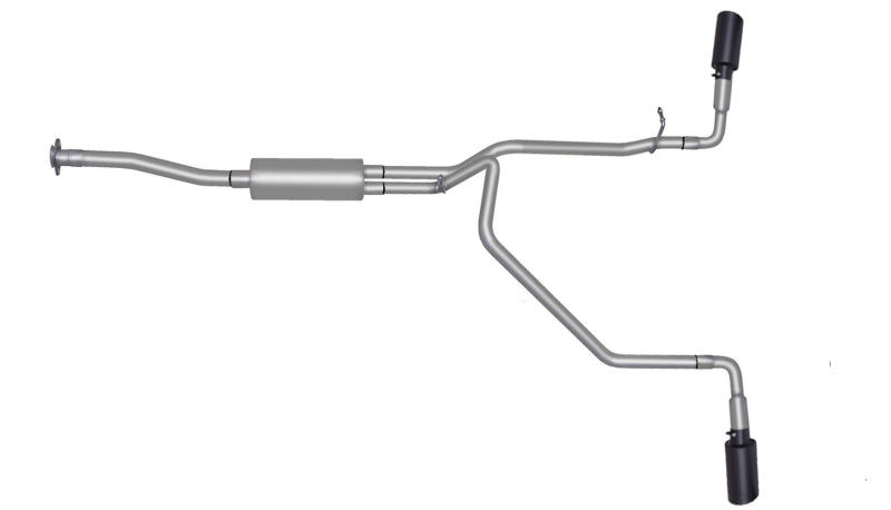 Gibson 15-22 Chevrolet Colorado LT 2.5L 2.25in Cat-Back Dual Extreme Exhaust - Black Elite-thumbmail-1