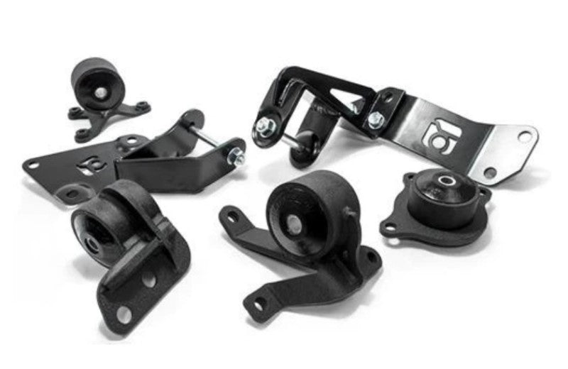 Innovative 01-05 Civic K-Series Black Steel Mounts 60A Bushings (Not K24 Trans)-thumbmail-1