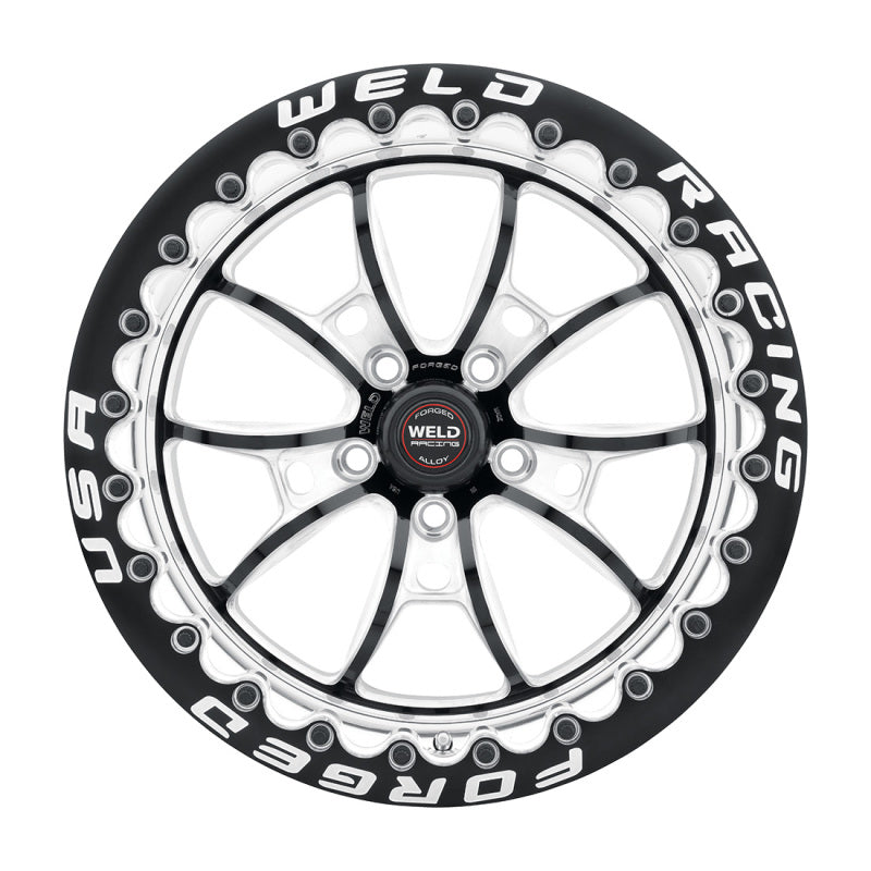 Weld S80 17x10 / 5x115 BP / 6.7in BS Black Wheel (High Pad) - Black Single Beadlock MT-thumbmail-3