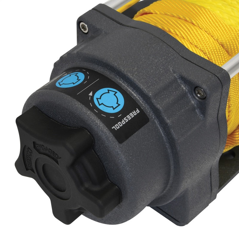 Superwinch 3500 LBS 12V DC 7/32in x 32ft Synthetic Rope Terra 3500SR Winch - Gray Wrinkle-thumbmail-10