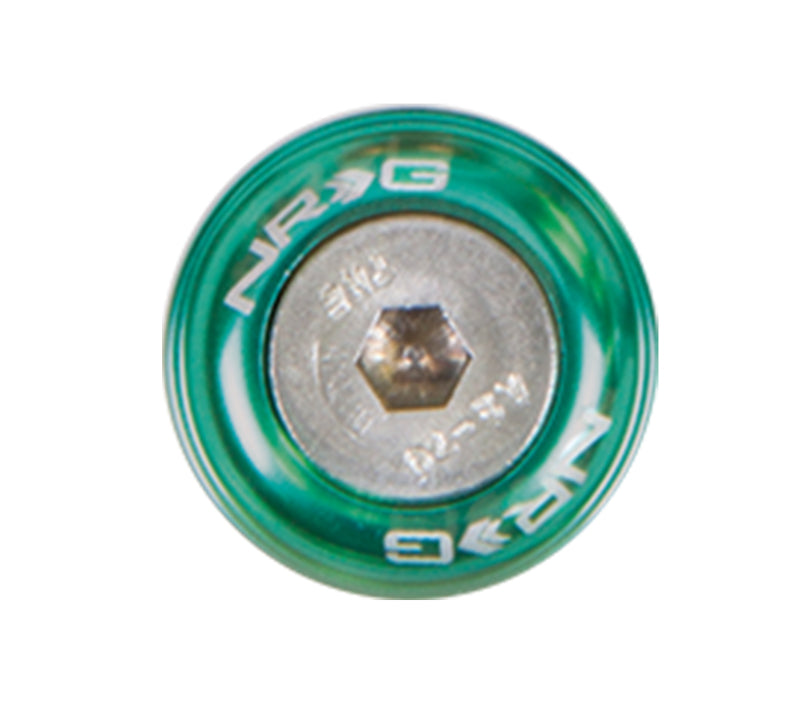 NRG Fender Washer Kit w/Rivets For Metal (Green) - Set of 10-thumbmail-2