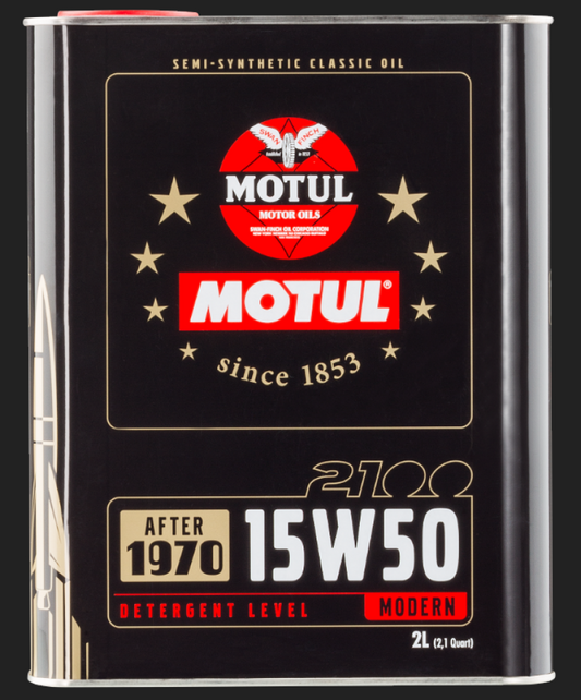 Motul 15W50 Classic 2100 Oil - 10x2L - Single
