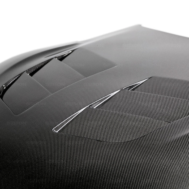 Seibon 2020 Toyota GR Supra TSII-Style Double-Sided Carbon Fiber Hood-thumbmail-8