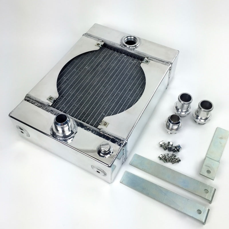 CSF Universal Drag Race / Tuck Radiator w/9in Spal Fan - 10.5in H x 10in L x 3.6in W-thumbmail-8