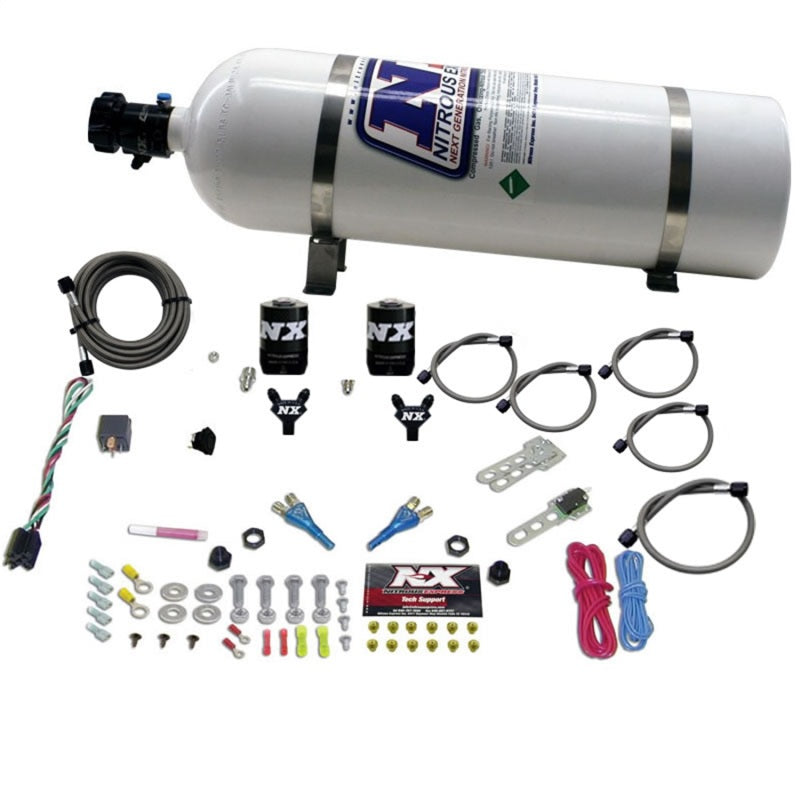 Nitrous Express BMW EFI All Dual Nozzle Nitrous Kit (50-300 HP) w/15lb Bottle-thumbmail-2