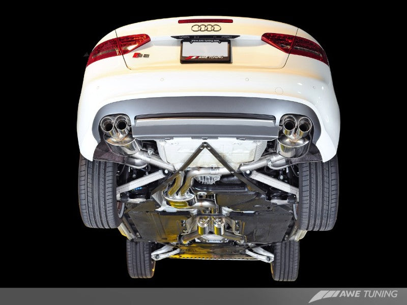 AWE Tuning B8 / B8.5 S5 Cabrio Touring Edition Exhaust - Non-Resonated - Diamond Black Tips-thumbmail-6