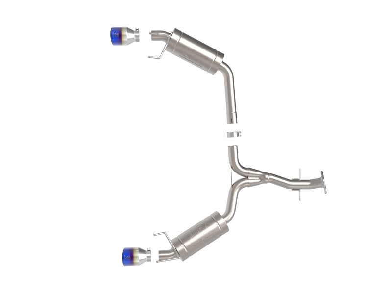 aFe POWER Takeda 06-13 Lexus IS250/IS350 SS Axle-Back Exhaust w/ Blue Flame Tips-thumbmail-9