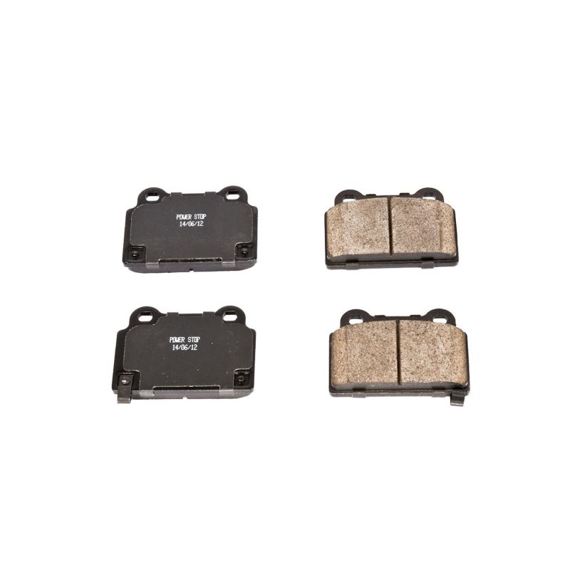 Power Stop 08-15 Mitsubishi Lancer Rear Z16 Evolution Ceramic Brake Pads-thumbmail-1
