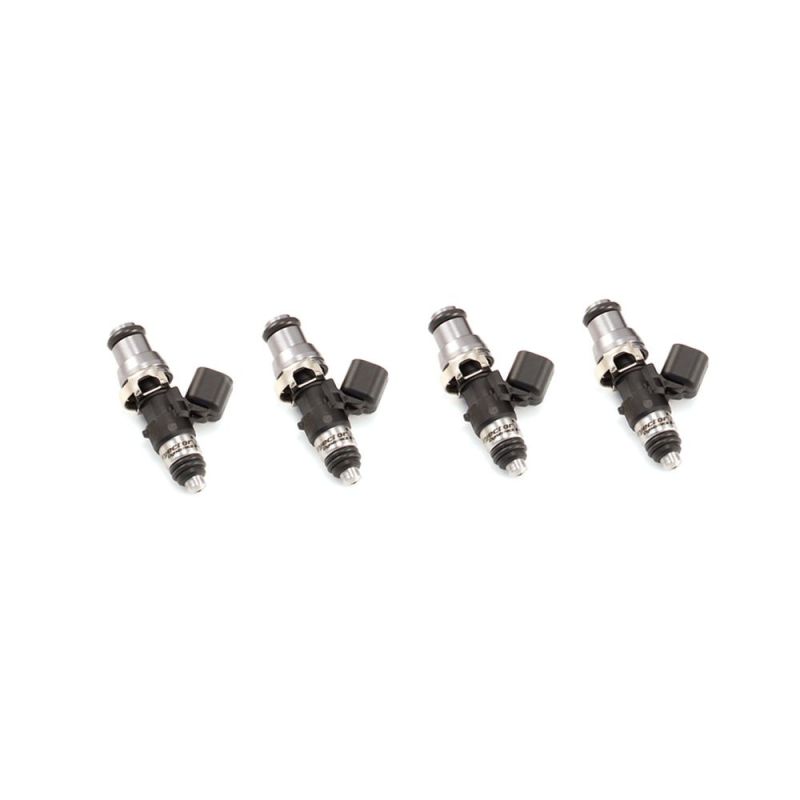 Injector Dynamics 1050cc Injectors-48mm L/14mm Adaptor Top/2x8mm Lower O-Ring (SFC Rails) (Set of 4)-thumbmail-1