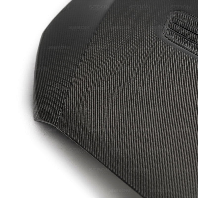 Seibon 08-12 Mitsubishi Evo X OEM style Carbon Fiber Hood-thumbmail-10