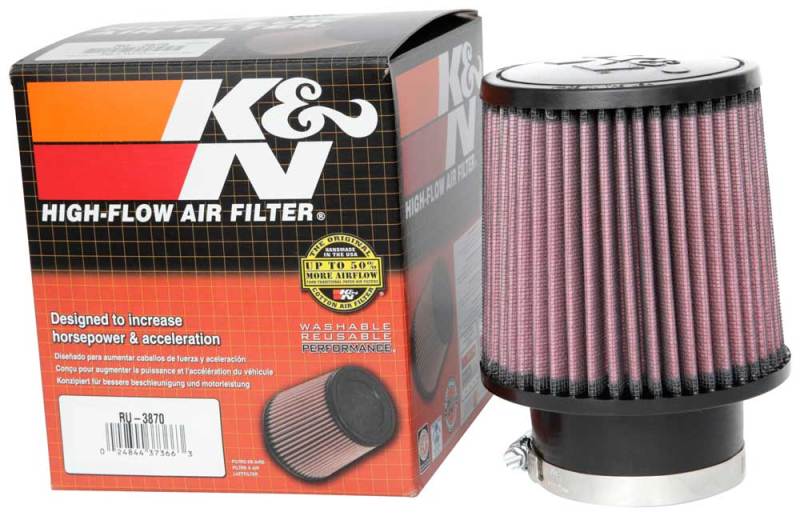 K&N Universal Clamp-On Air Filter 3in FLG / 5in B / 4-1/2in T / 5in H-thumbmail-11