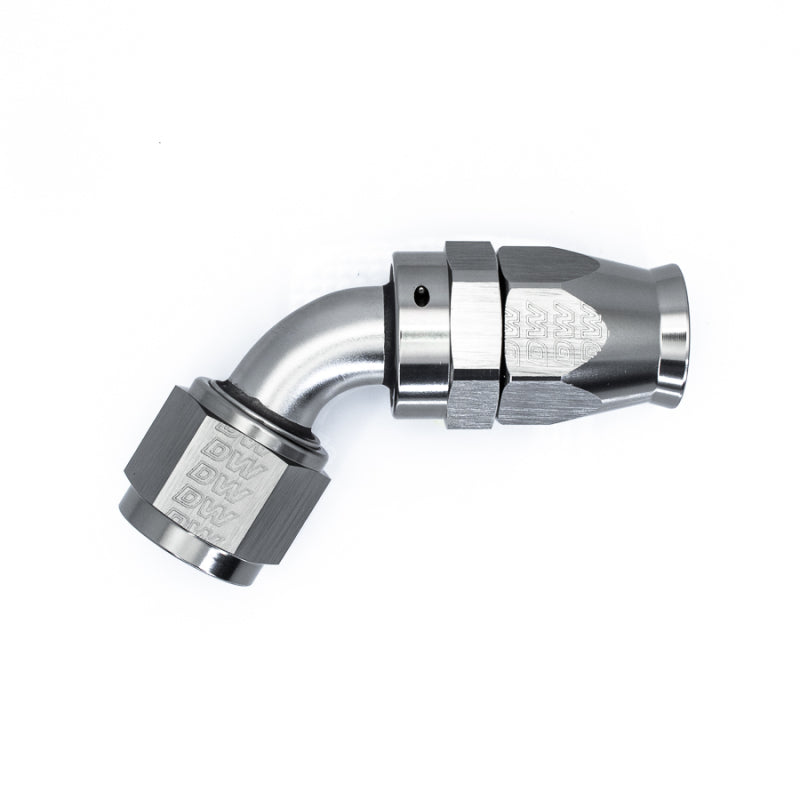 DeatschWerks 10AN Female Flare Swivel 60-Degree Hose End PTFE - Anodized Matte Black-thumbmail-2